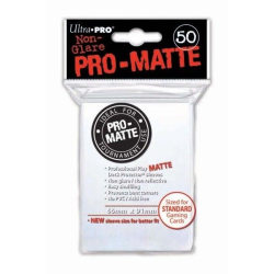 White Pro-Matte Deck Protector 50-Ct