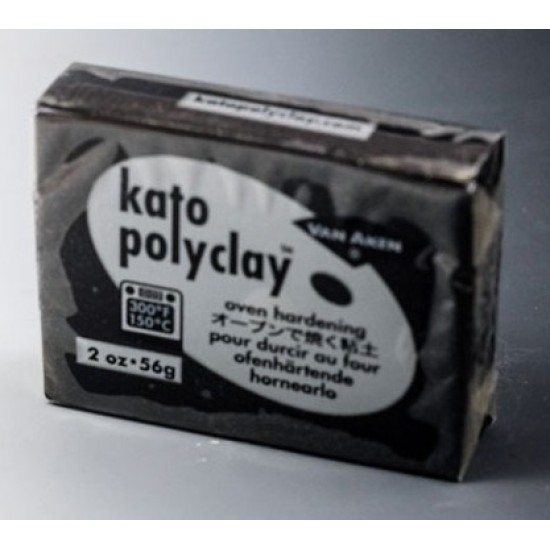 Πηλός kato polyclay 56 gr - Μαύρο