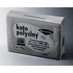 Πηλός kato polyclay 56 gr - Ασημί
